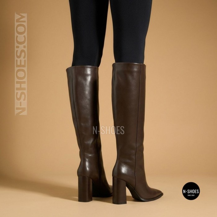 Елегантні демісезонні чоботи труби N-SHOES Lirio HS 525 6401