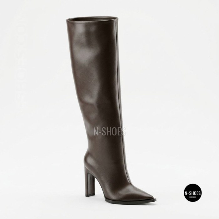 Елегантні демісезонні чоботи труби N-SHOES Lirio HS 525 6401