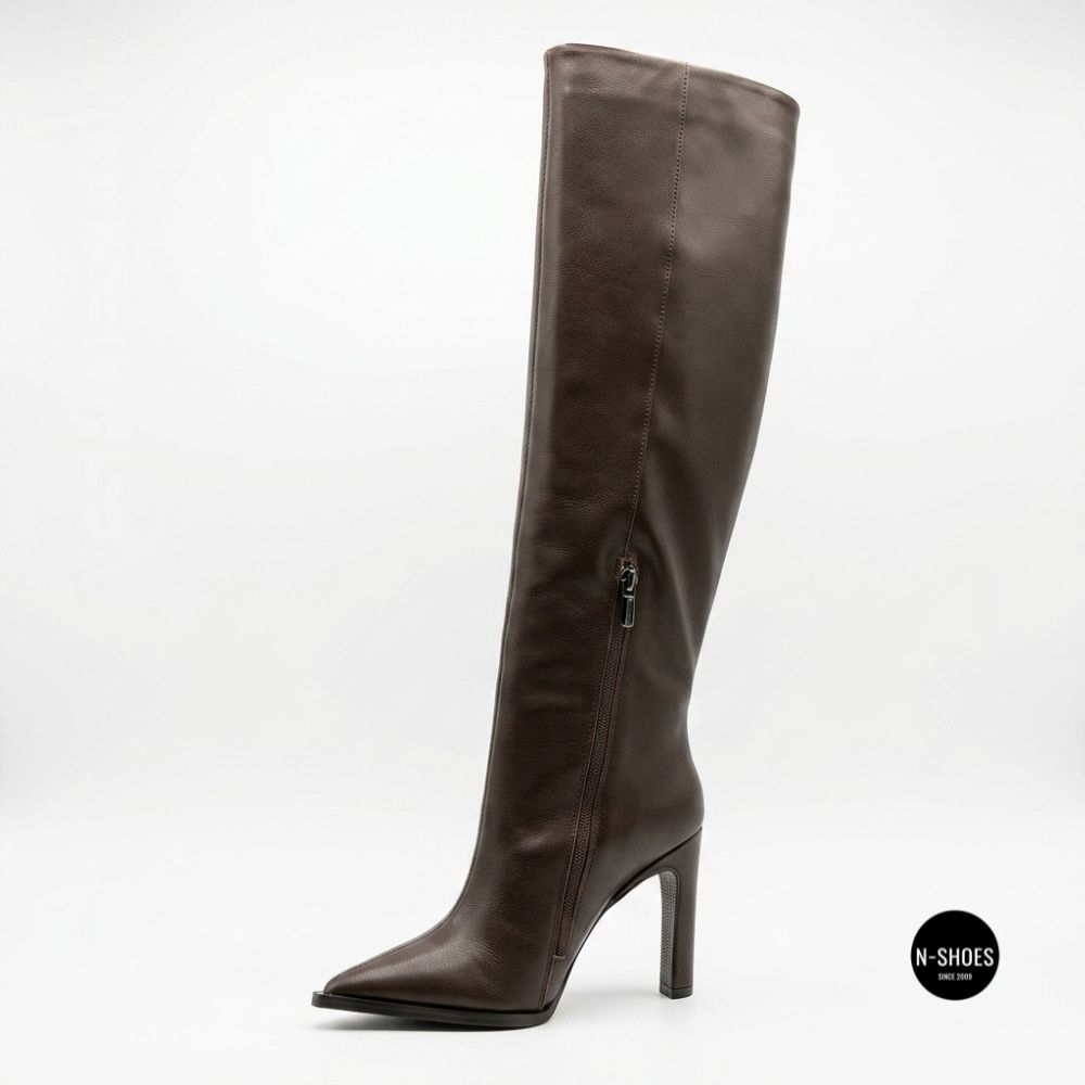 Елегантні демісезонні чоботи труби N-SHOES Lirio HS 525 6401