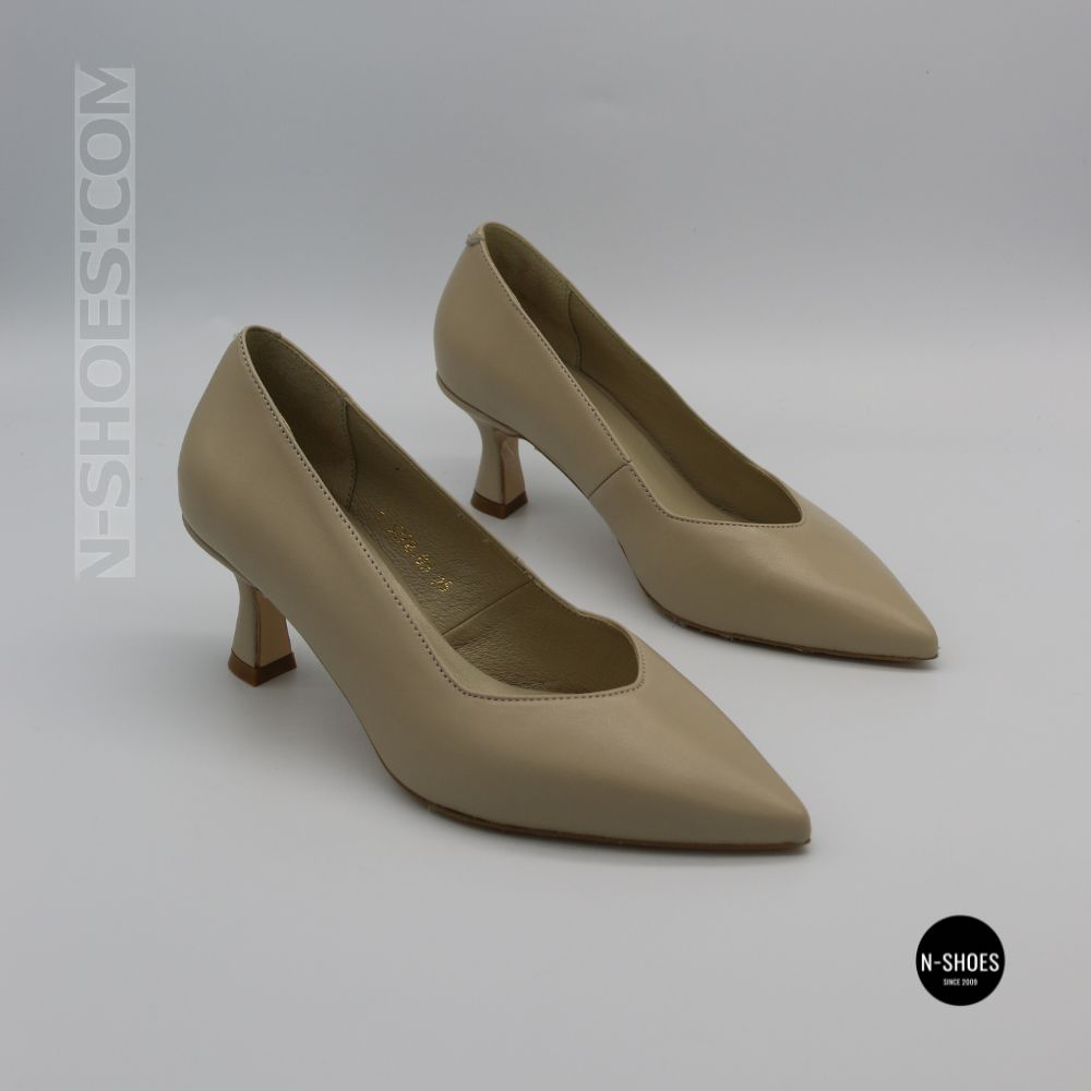 Елегантні бежеві туфлі N-SHOES Lirio T 0429-64KP-75 6404 Napoli