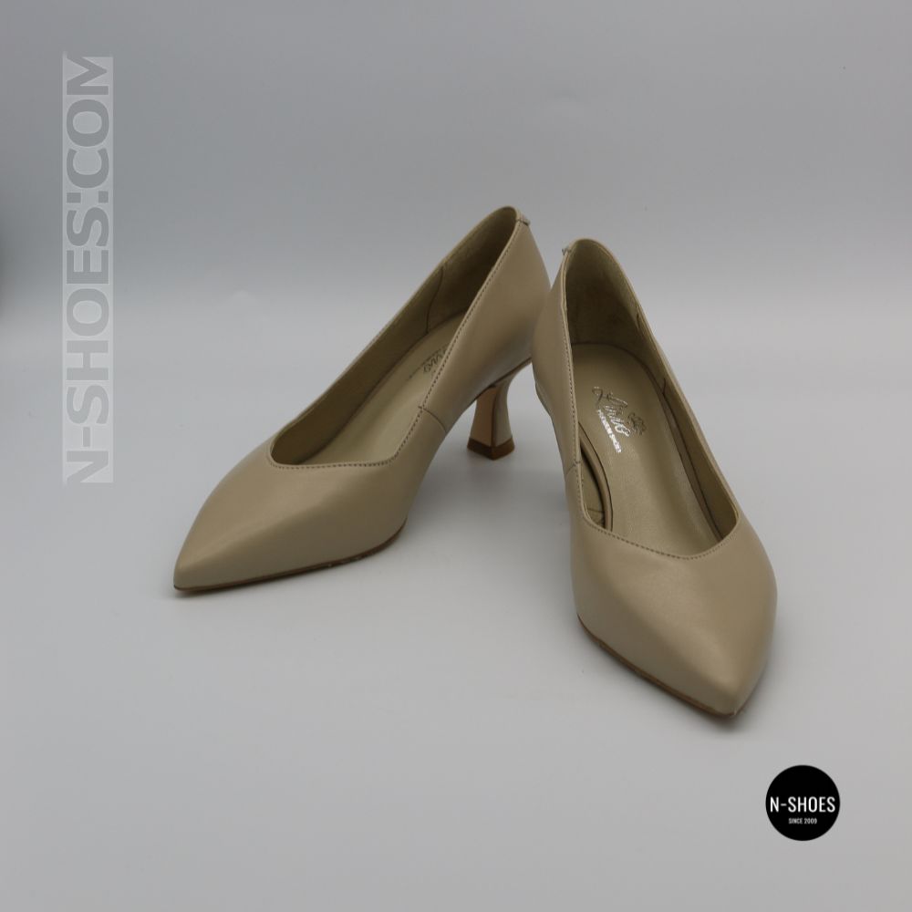 Елегантні бежеві туфлі N-SHOES Lirio T 0429-64KP-75 6404 Napoli