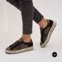 Alex Bens 102121-81 6413 Suede Sneakers in Golden Goose Style
