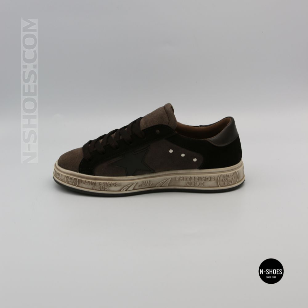 Alex Bens 102121-81 6413 Suede Sneakers in Golden Goose Style