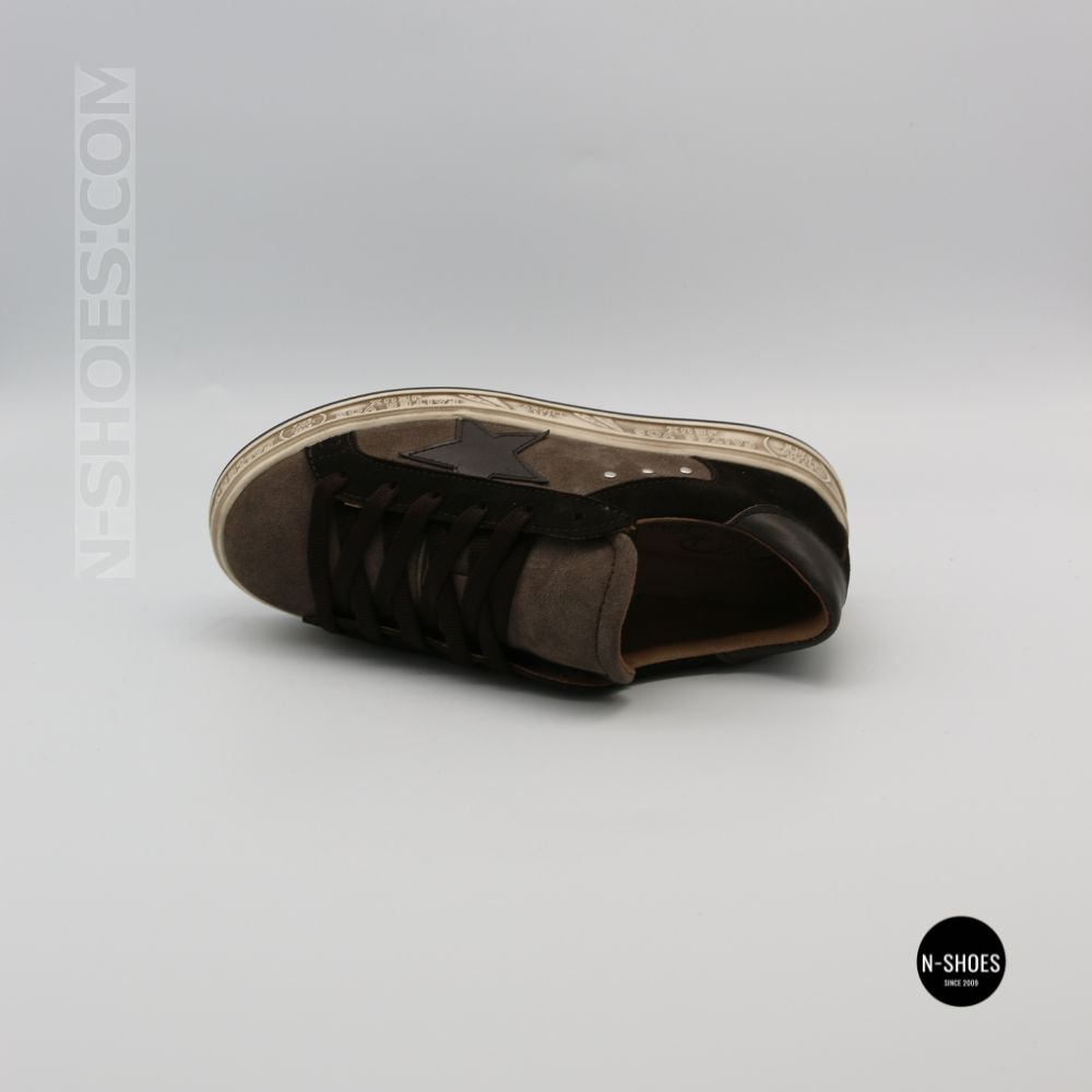 Alex Bens 102121-81 6413 Suede Sneakers in Golden Goose Style
