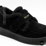 Черевики-лофери ALLSY 218451 BLACK SUEDE 6419 - тепло у кожному кроці