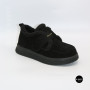 Черевики-лофери ALLSY 218451 BLACK SUEDE 6419 - тепло у кожному кроці