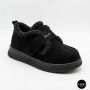 Черевики-лофери ALLSY 218451 BLACK SUEDE 6419 - тепло у кожному кроці