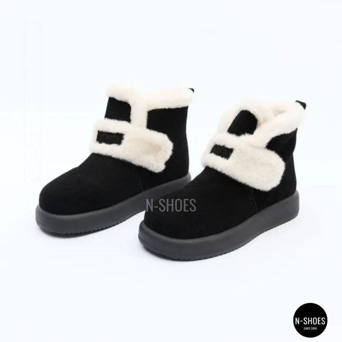 Suede boots Allsy 216010 561-8591-1zm: cozy everyday style
