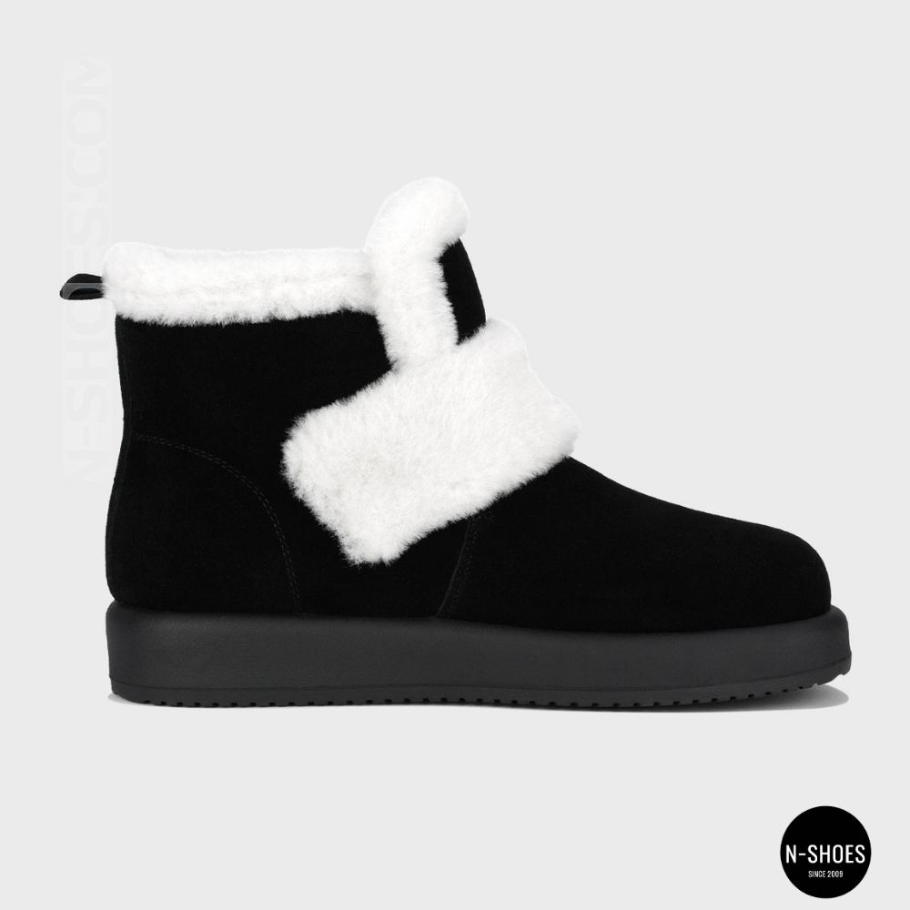 Замшевые ботинки Allsy 216010 561-8591-1zm black 6423: тепло на каждый день