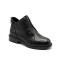 Женские демисезонные кожаные ботинки Allsy 216529 Lonza 217898 25D1R790-1 BLACK 6431 черного цвета на низком каблуке