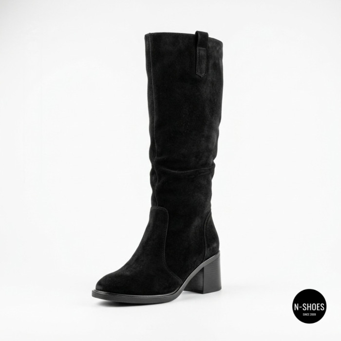 Romax Comfort 8010-55v-8 6433 – Warm Suede Boots on a Block Heel
