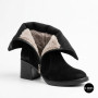 Romax Comfort 8010-55v-8 6433 – Warm Suede Boots on a Block Heel