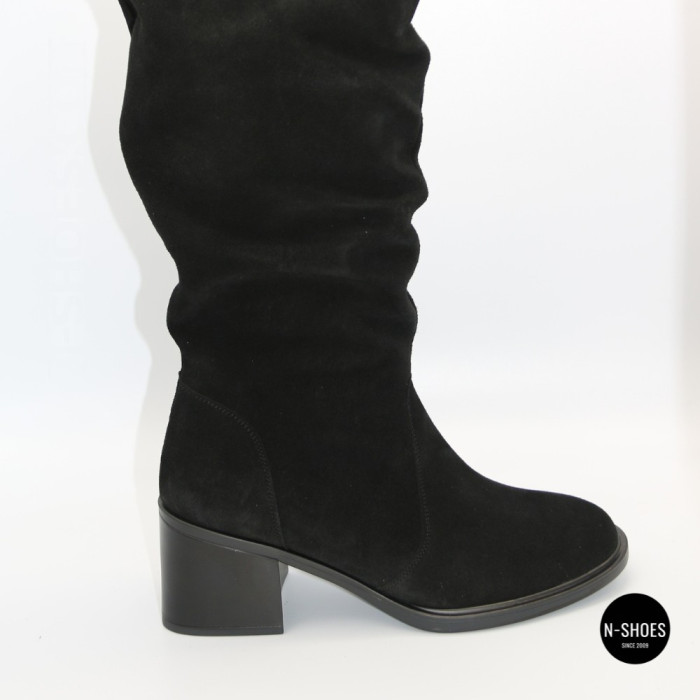 Romax Comfort 8010-55v-8 6433 – Warm Suede Boots on a Block Heel