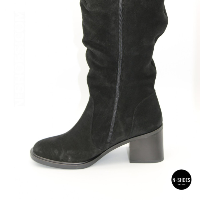 Romax Comfort 8010-55v-8 6433 – Warm Suede Boots on a Block Heel