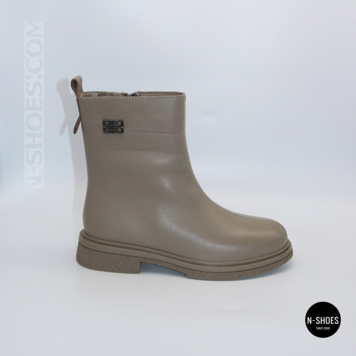 Демісезонні шкіряні черевики ALLSY 216526 25D1R379-9 GREY 6439