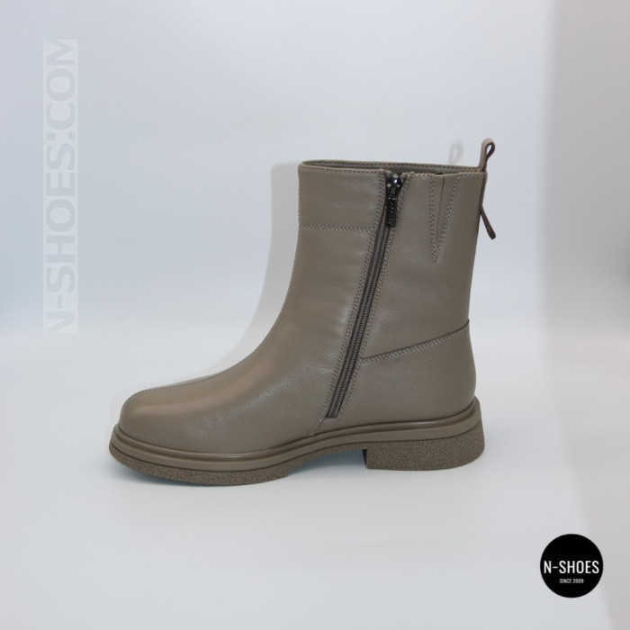 Демісезонні шкіряні черевики ALLSY 216526 25D1R379-9 GREY 6439