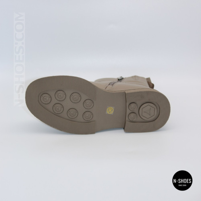 Демісезонні шкіряні черевики ALLSY 216526 25D1R379-9 GREY 6439
