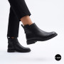 Basic Black Leather Chelsea Boots ALLSY 216527 25D1R383-1 6440