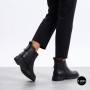 Basic Black Leather Chelsea Boots ALLSY 216527 25D1R383-1 6440