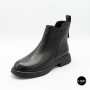 Basic Black Leather Chelsea Boots ALLSY 216527 25D1R383-1 6440