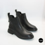 Basic Black Leather Chelsea Boots ALLSY 216527 25D1R383-1 6440