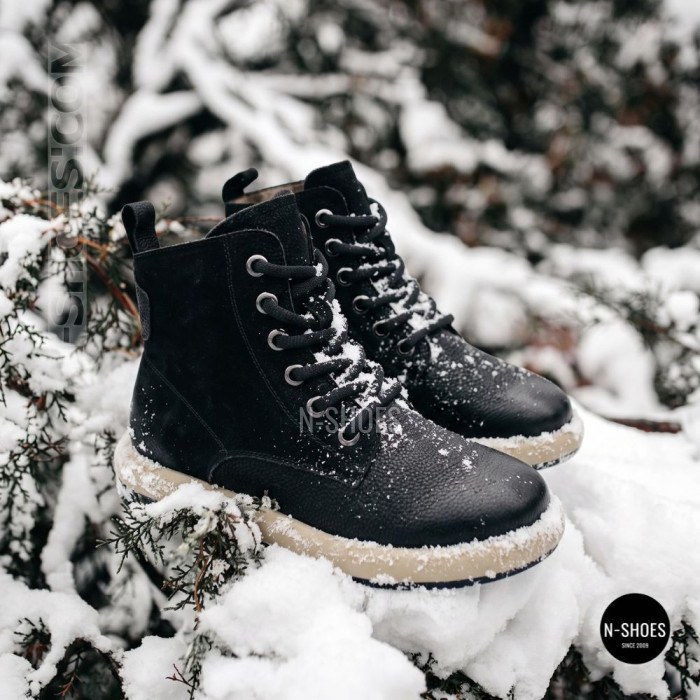 Women's Winter Nubuck Boots Allsy 216600 25Z53-ZM001-1 BLACK
