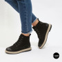 Women's Winter Nubuck Boots Allsy 216600 25Z53-ZM001-1 BLACK