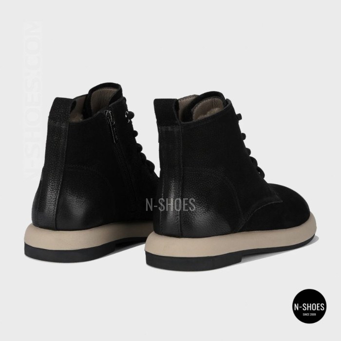 Women's Winter Nubuck Boots Allsy 216600 25Z53-ZM001-1 BLACK