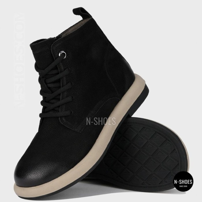 Women's Winter Nubuck Boots Allsy 216600 25Z53-ZM001-1 BLACK