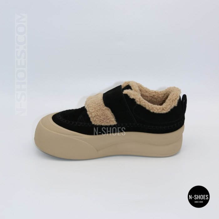 Теплі замшеві хайтопи ALLSY 217674 20K06ZS167-1 BLACK 6443