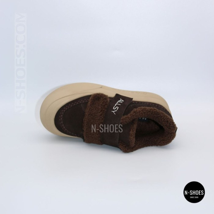 Затишні кросівки ALLSY 217676 26k66z5167-3 Brown Suede 6444