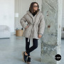 Women's Winter Leather Sneakers ALLSY 215023 with Fur