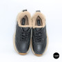 Women's Winter Leather Sneakers ALLSY 215023 with Fur