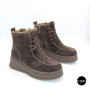 Шоколадні зимові черевики ALLSY 216639 C54787-1342 BROWN