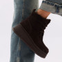 Шоколадні зимові черевики ALLSY 216639 C54787-1342 BROWN