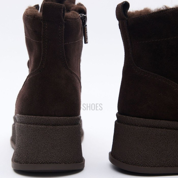 Шоколадні зимові черевики ALLSY 216639 C54787-1342 BROWN