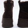 Шоколадні зимові черевики ALLSY 216639 C54787-1342 BROWN