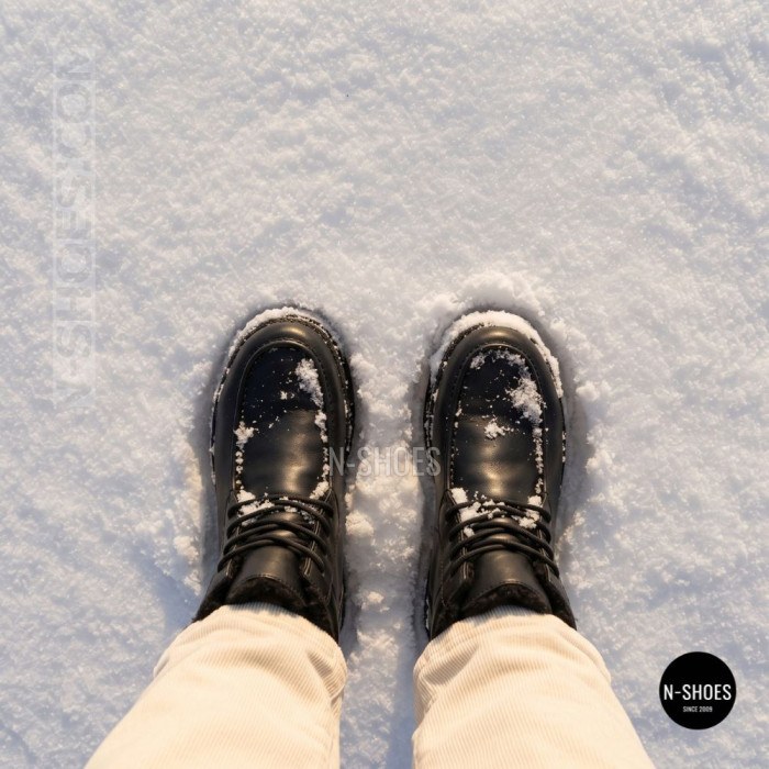 Стильні зимові черевики ALLSY 216641 C54787-528 BLACK 6447