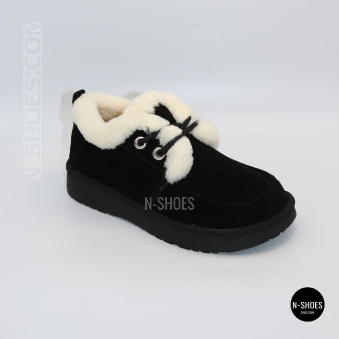 Women's Winter Suede Boots Allsy 217592 BLACK 6450