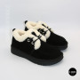 Women's Winter Suede Boots Allsy 217592 BLACK 6450