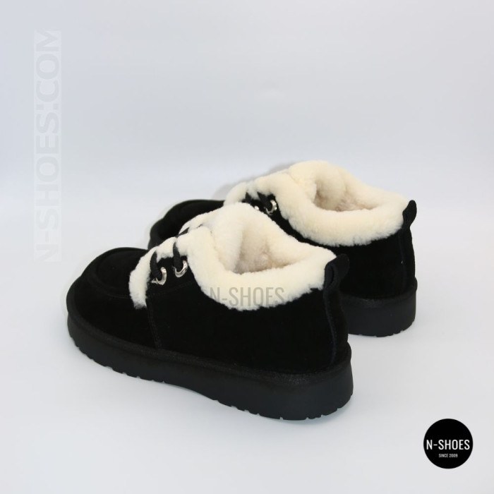 Women's Winter Suede Boots Allsy 217592 BLACK 6450