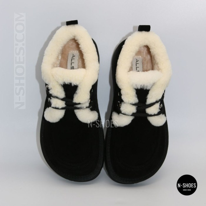 Women's Winter Suede Boots Allsy 217592 BLACK 6450