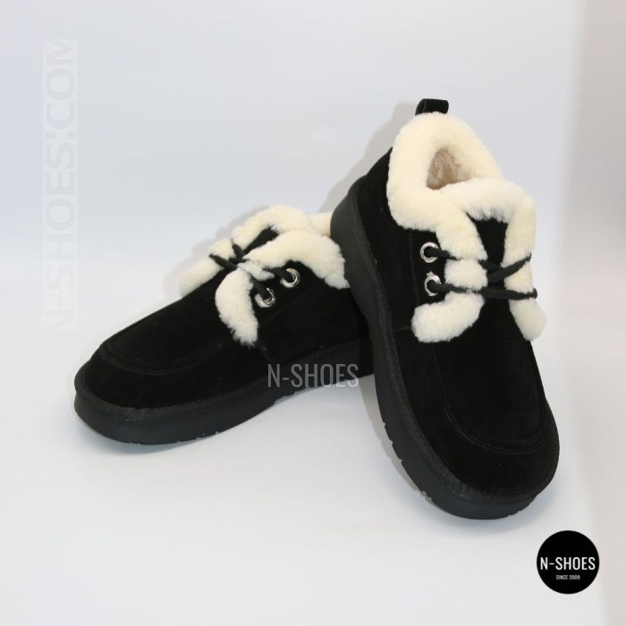 Women's Winter Suede Boots Allsy 217592 BLACK 6450