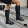 Теплі зимові чоботи Allsy 218679 2652-02B BLACK 6455 на хутрі