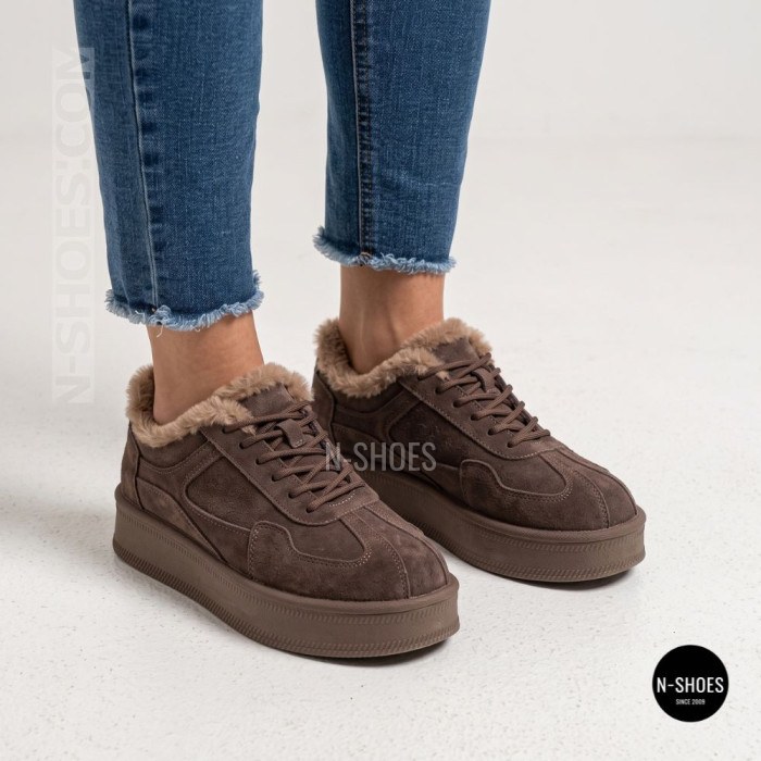 Women's Winter Sneaker Uggs Allsy 218333 16837-59-57A BROWN 6458