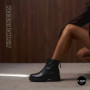 Теплі шкіряні жіночі черевики Allsy 217062 W10-D07A BLACK 6460