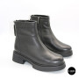Теплі шкіряні жіночі черевики Allsy 217062 W10-D07A BLACK 6460