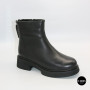 Теплі шкіряні жіночі черевики Allsy 217062 W10-D07A BLACK 6460