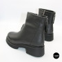 Теплі шкіряні жіночі черевики Allsy 217062 W10-D07A BLACK 6460