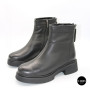 Теплі шкіряні жіночі черевики Allsy 217062 W10-D07A BLACK 6460